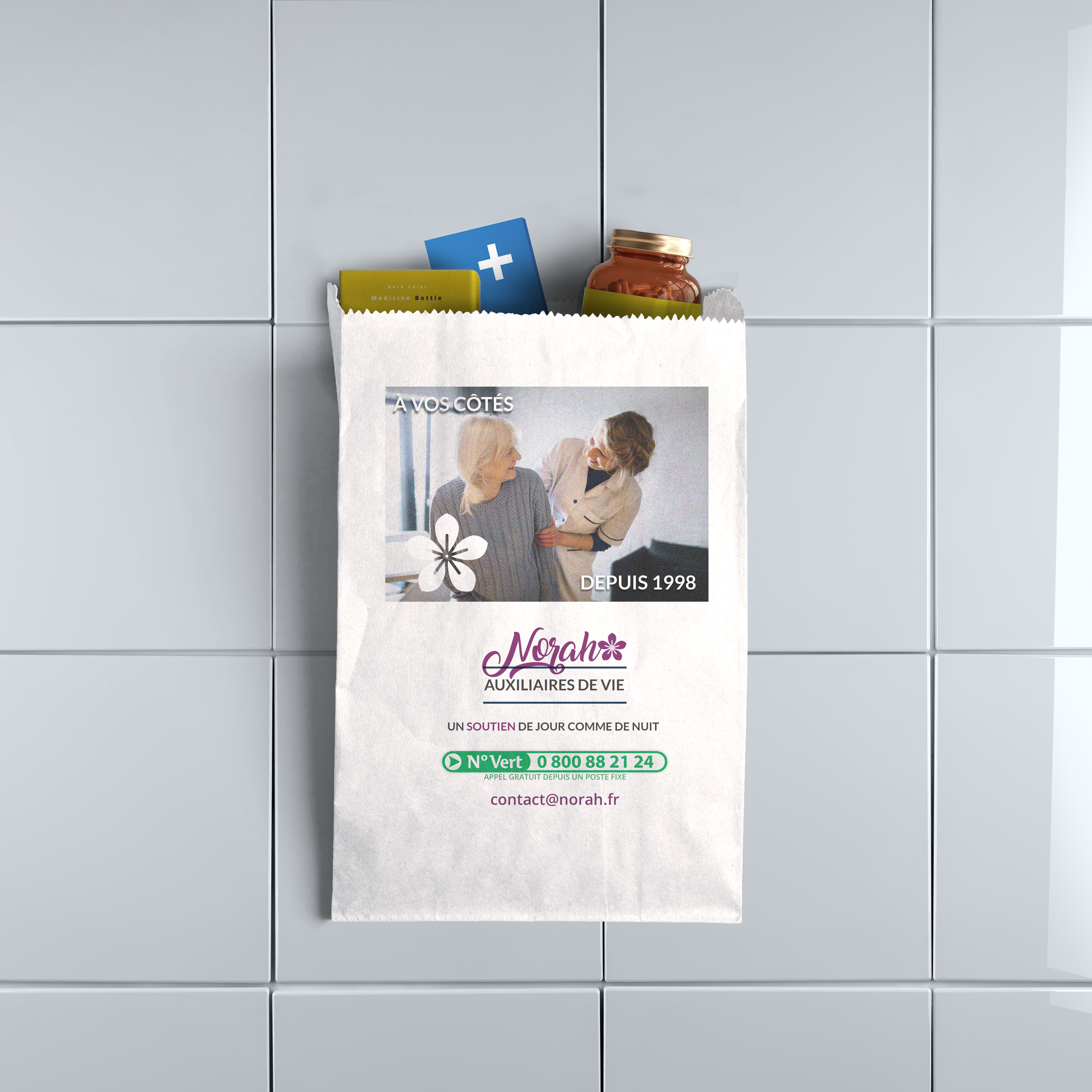 publipharma sac pharmacie personnalisé personnalisable papier communication guyenne presse